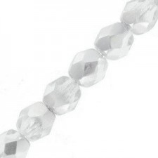 Czech Fire polished faceted glass beads 3mm Crystal